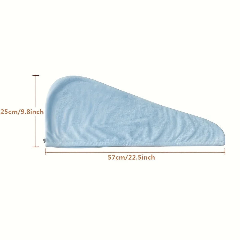 Women Long Hair Quick-Dry Hair Towel Soft Microfiber Towels Shower Cap Towel Bath Hats for Women Dry Hair Cap Lady Turban Head