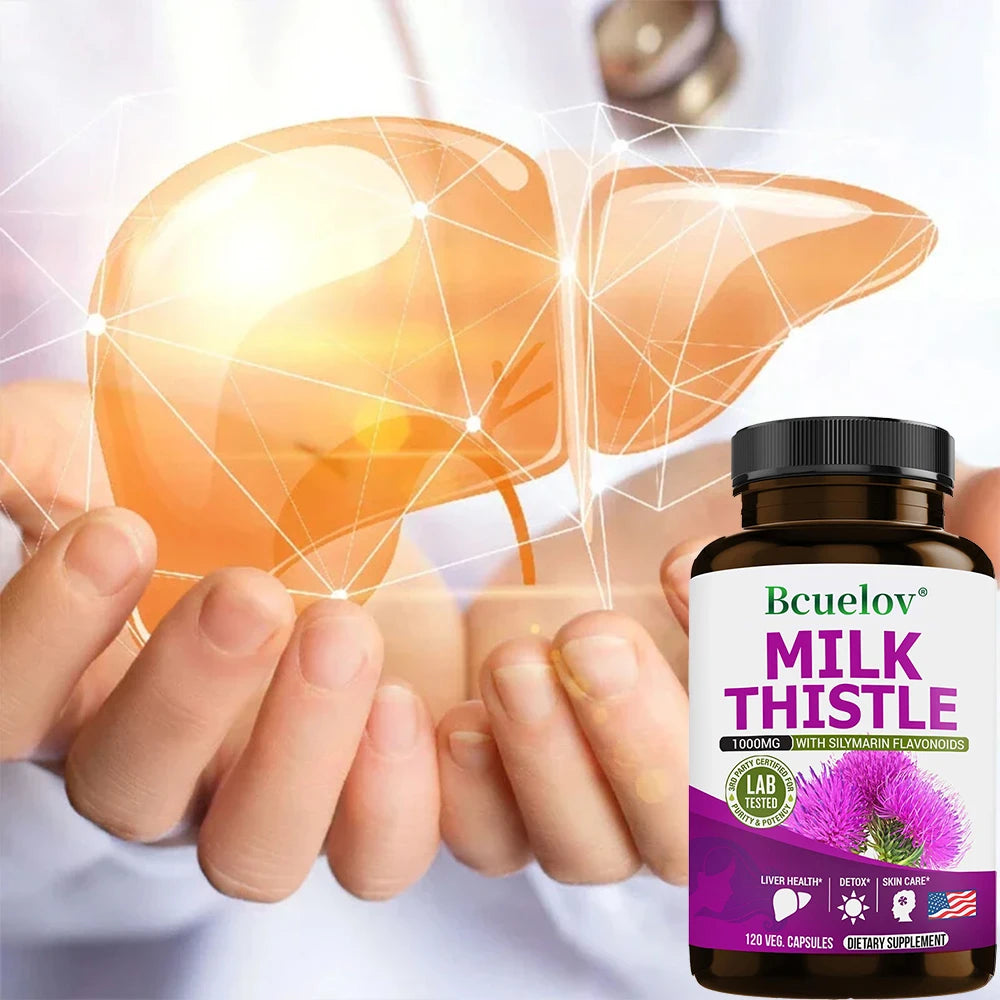 Liver Detox & Cleanse - Supports Healthy Liver Detoxification, Antioxidants, Improves Indigestion, for Men and Women