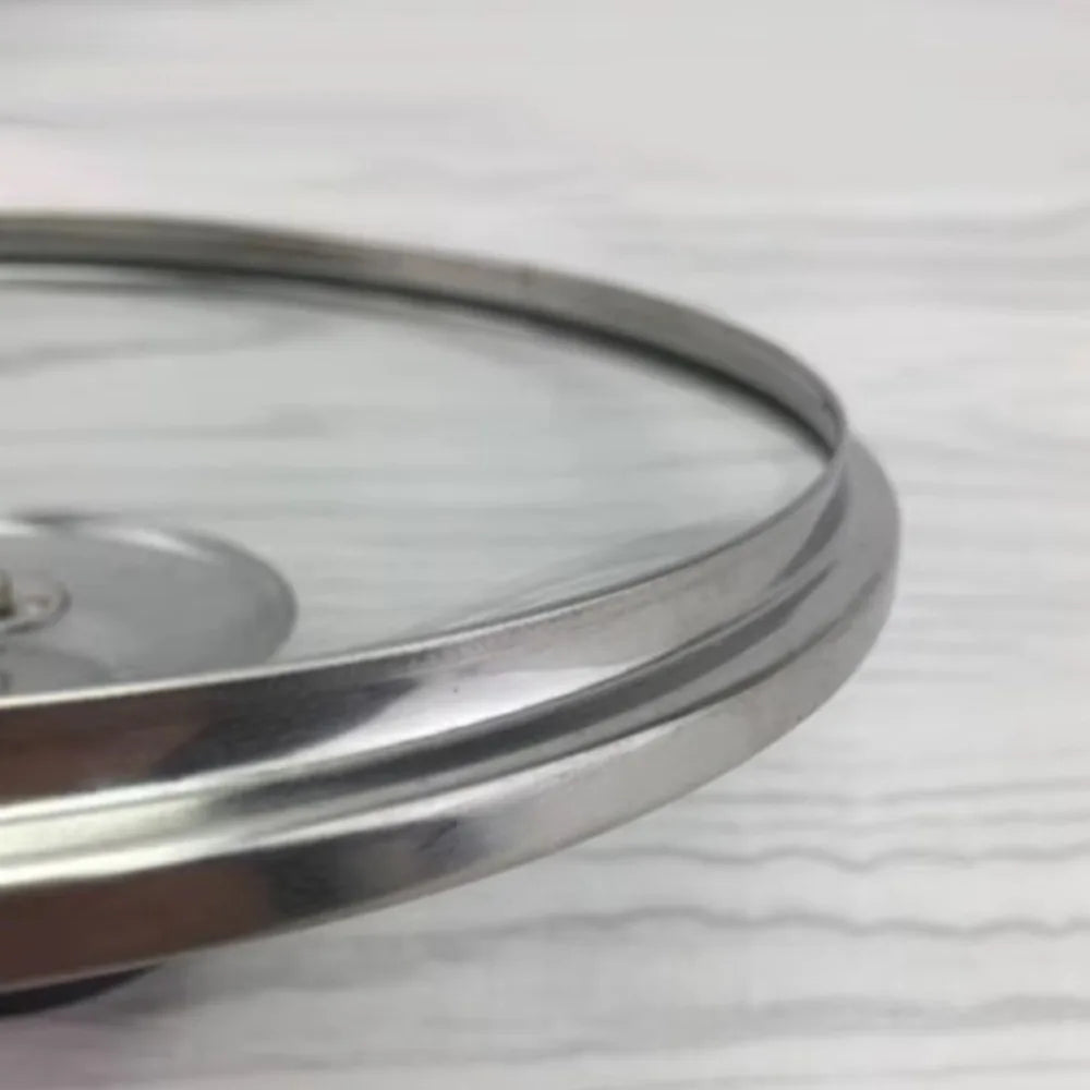Durable Universal Pot Cover Tempered Glass Visible Pot Lid Anti-scalding Round Cookware Parts Kitchen Accessories