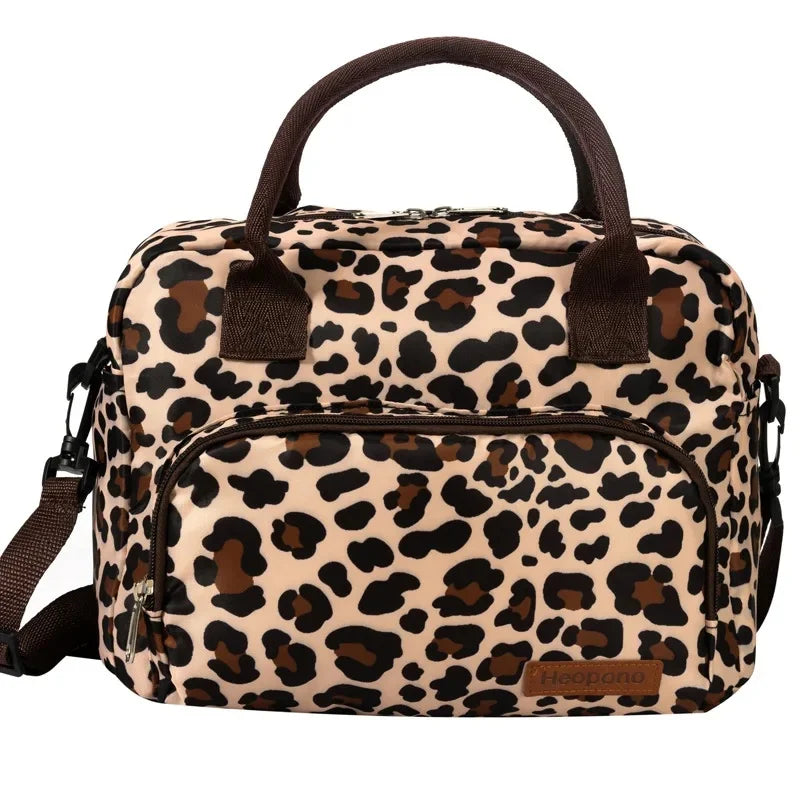 Oxford Cloth Thermal Bag Portable Large Capacity Cross-body Portable Lunch Box Bag Cooler Bag Lunch Bags for Women ,kids