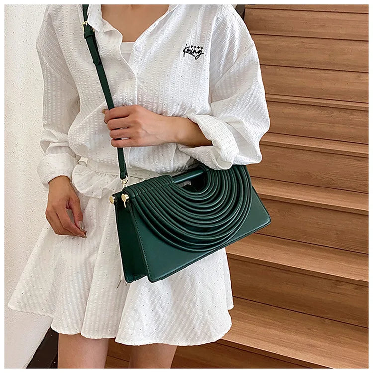 Luxury Evening Handbag For Women Golden Noodle Knot Design Dinner Party Clutch Bag Luxury Designer Square Crossbody Bags