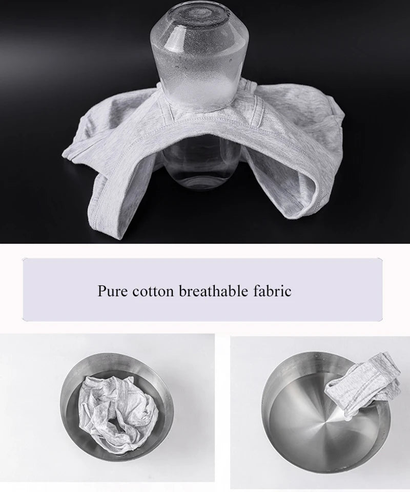 Men's Briefs Sexy Underwear Men 100%Cotton Soft Underpants Comfortable Solid Panties Male High Waist Breathable Underwear Cuecas