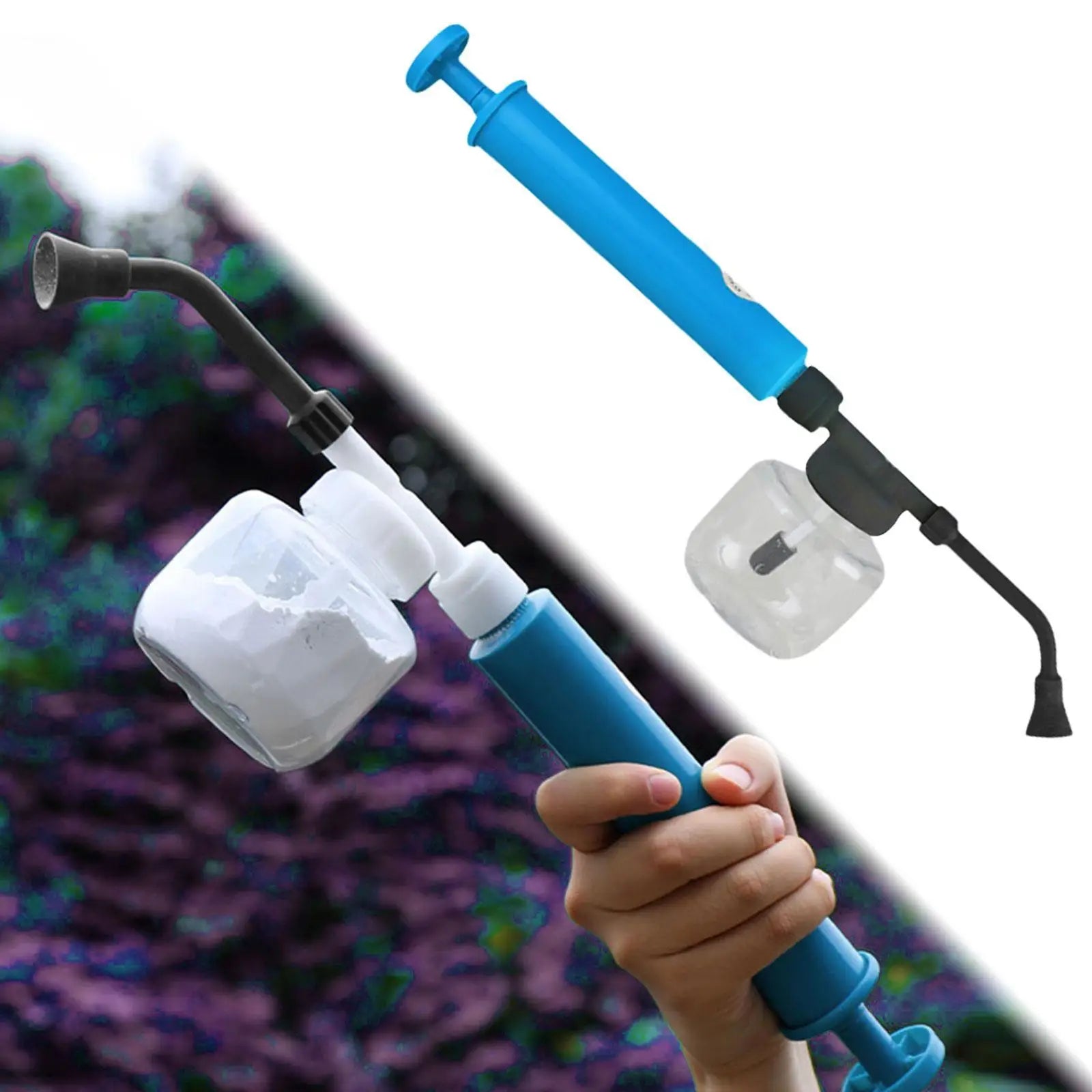 Garden Powder Applicator Dispenser Gardening Tool Easy to Use Pollen Spraying Machine for Kiwis Melon Peach Vegetables Outdoor
