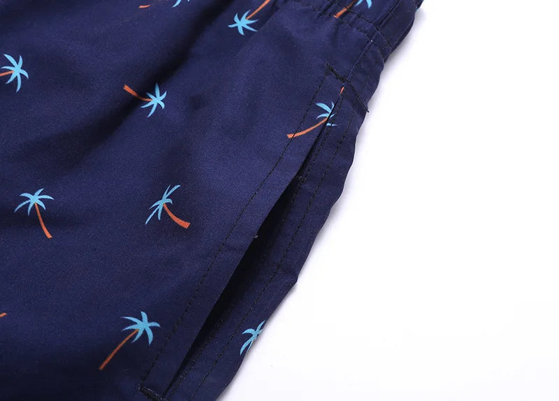 Quick-drying swimwear men beach shorts men's swimming trunks suit bath man holiday shorts quarter-print swimming trunk swimsuit