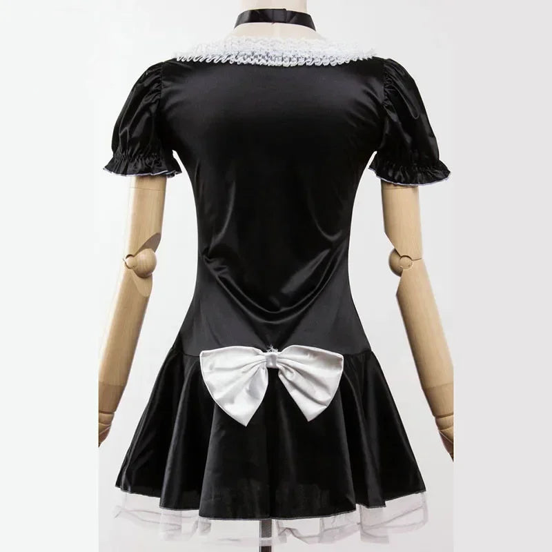 Cute French Maid Costume Cosplay Lolita Costume Cosplay Halloween Party Fancy Dress Up