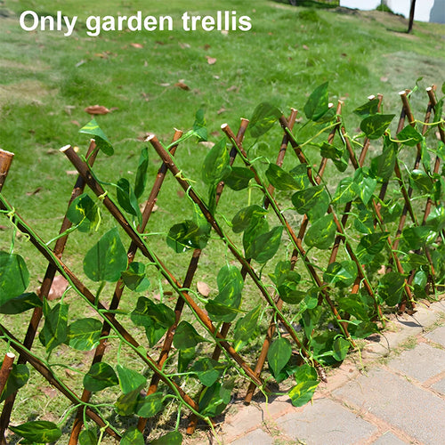 1/2Pcs Garden Expanding Trellis  Privacy Screen Wooden Fence Climbing Plants Support Lattice Yard Fence Decoration Parks