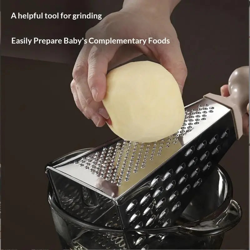Stainless Steel 4-Sides Multi-Function Vegetable Slicer Kitchen Tool Box Grater Multipurpose Kitchen Grater