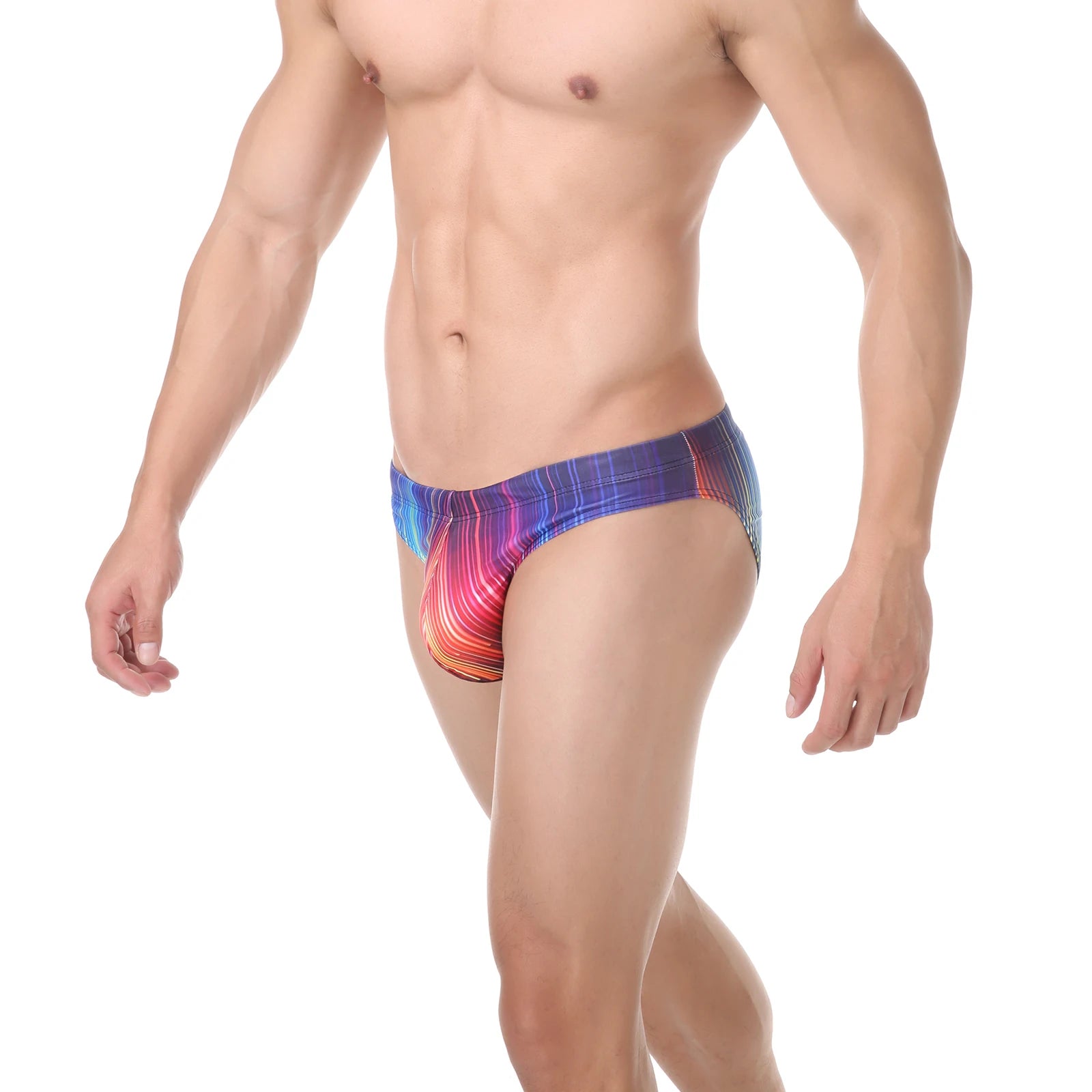 Men Swimming Trunks Sexy Low-waisted Briefs Bikini Summer Sport Beach Shorts Swimsuit Swimwear Bathing Suit Surfing Swim Briefs
