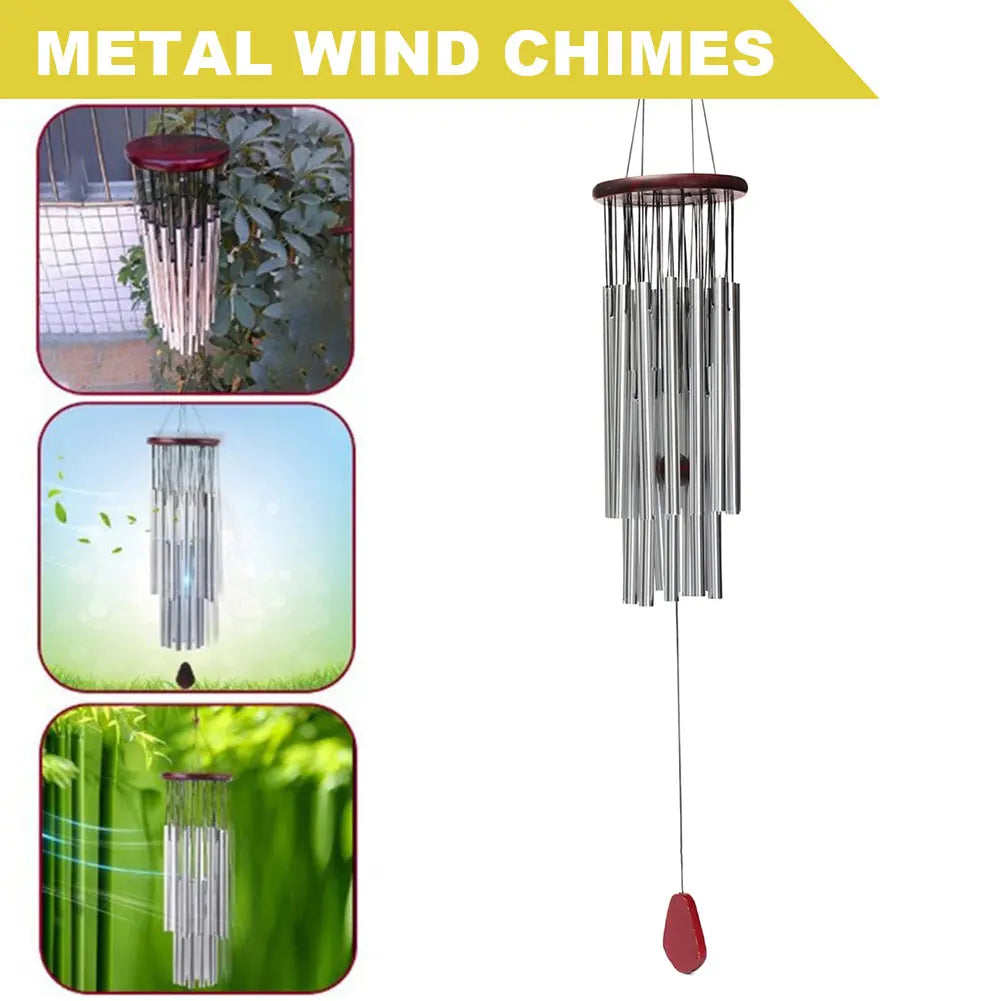 Outdoor Living Wind Chimes Yard Garden Tubes Bells Copper Antique Windchime Wall Hanging Home Decor Decoration Wind Chimes