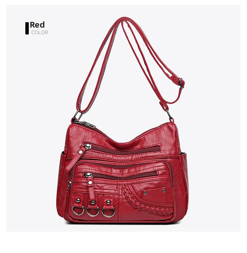 2026 New Ladies Soft Leather Bags High Quality Purses and Handbags Famous Designer Crossbody Shoulder Bag for Women Sac A Main