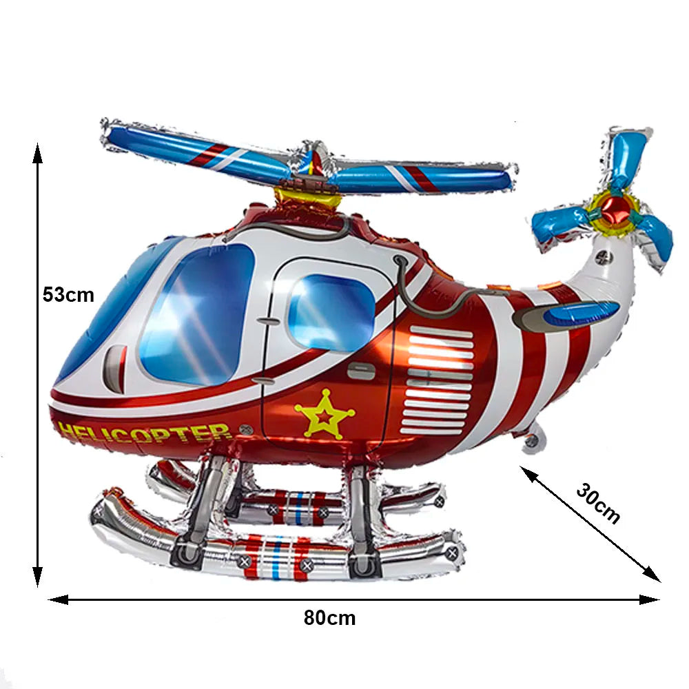 Airplane Birthday Party Supplies Plane Party Paper Plates Napkins Balloon Airplane Tablecloth Tableware for Baby Shower Decors
