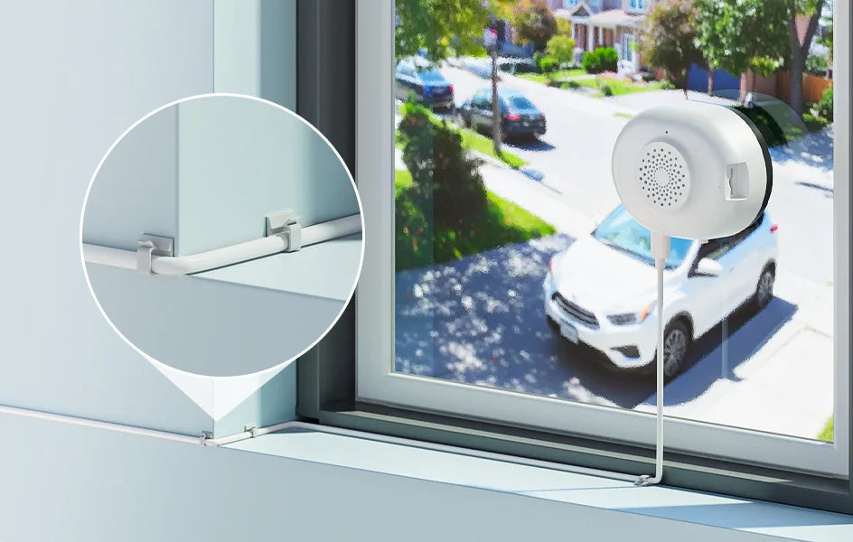 ZOSI C680 3MP Window Security Camera Full Color Night Vision 2K Indoor Plug-in WiFi Surveillance Camera for Home Security