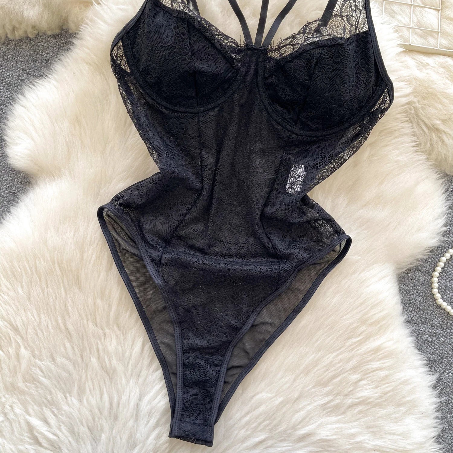Summer Women Hot Girl Camis Jumpsuit Tank Top Mesh Lace Hollow Out Slim Fit Crop Top for Stylish and Sexy Look