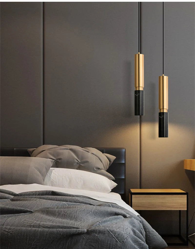 Marble Led Art Pendant Light Modern Nordic Light Luxury Pendant Lamp Indoor Lighting Home Decor For Living Room Bedroom Hotel