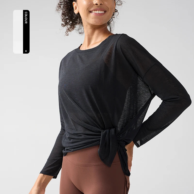 Women's Fitness Sports T-shirt Summer Loose Short Sleeve Quick Drying Gym Running Top Female Leisure Clothing