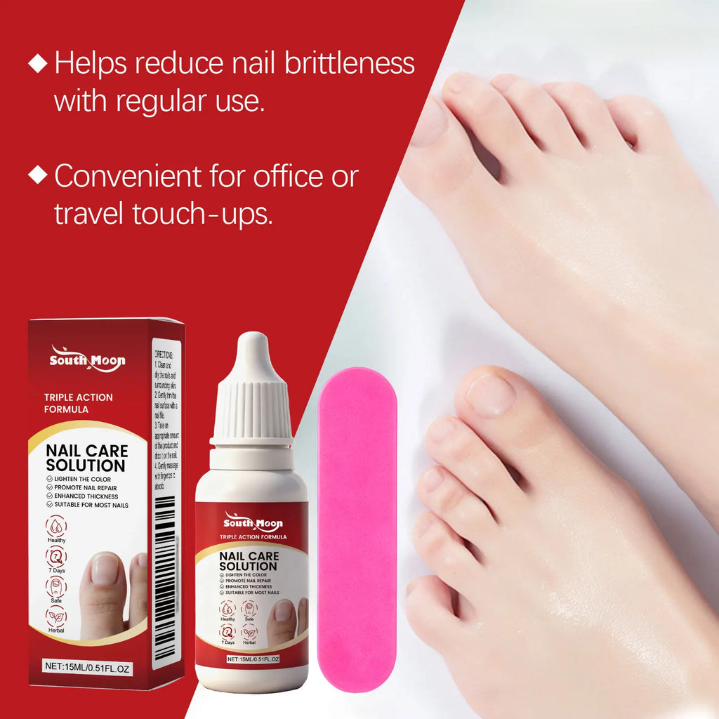 South Moon Nail Care Liquid Effective Soften Cuticle Improve Texture Strengthen Fingernail Healthy Nourish Nail Nursing Solution