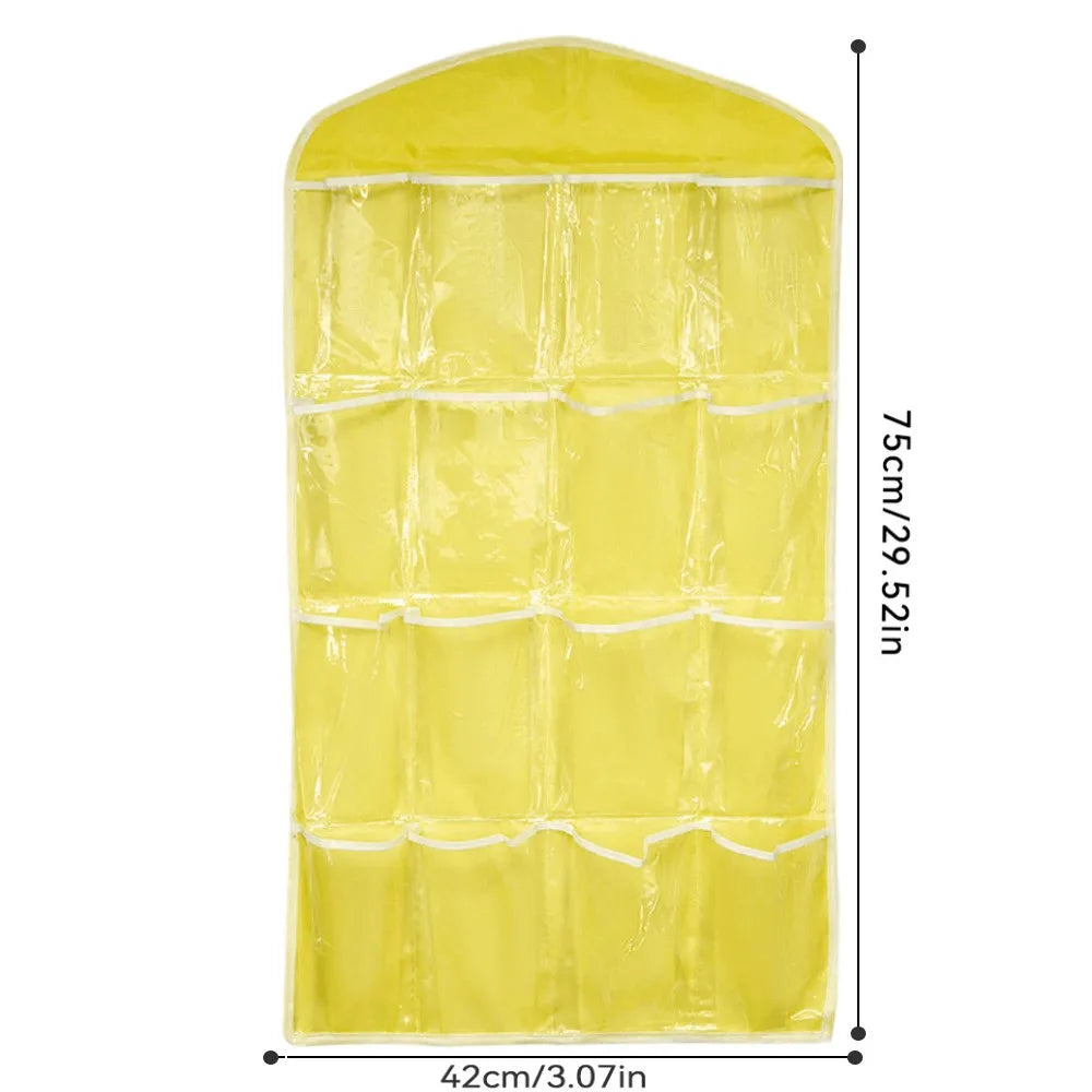 Wall Hanging Shoe Storage Organizer Bag Shoes Rack Over The Door Fabric Cabinet Closet Organizer For Shoes Clothes Storage Bag