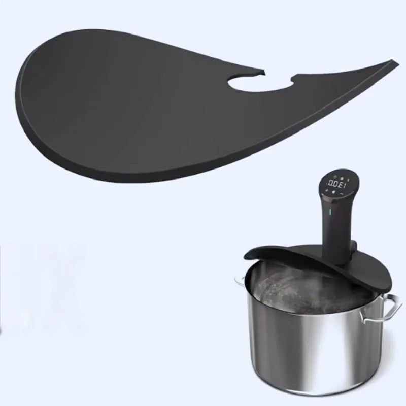 Sous Vide Round Silicone Cooker Lid Precision Cooking Culinary Sous Vide Vacuum Low Temperature Cooker Lid Kitchen Gadgets