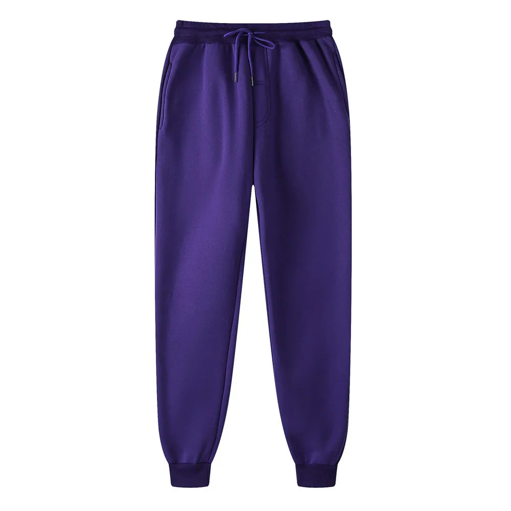 Men Clothing Jogger Pants Men Man Pants for Mens Sweatpants Men's Brushed Gym Women's Winter Trousers Tracksuit Fleece-lined