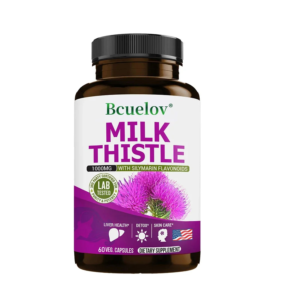 Liver Detox & Cleanse - Supports Healthy Liver Detoxification, Antioxidants, Improves Indigestion, for Men and Women