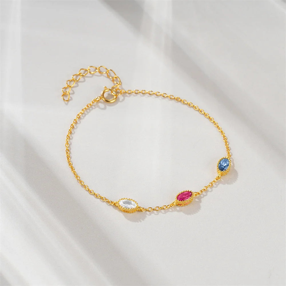 CANNER Little Daisy Flower Bracelet S925 Sterling Silver Small Fresh Sweet Versatile Fashion Bracelet Lady Holiday Jewelry Gifts