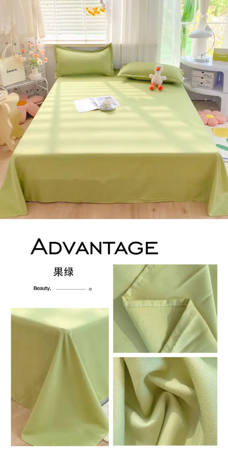 Bed Sheets Plaid Non-slip Comfortable Washed Twin Queen Full Size Nordic Style Universal Bedspread Simple Durable Antibacterial