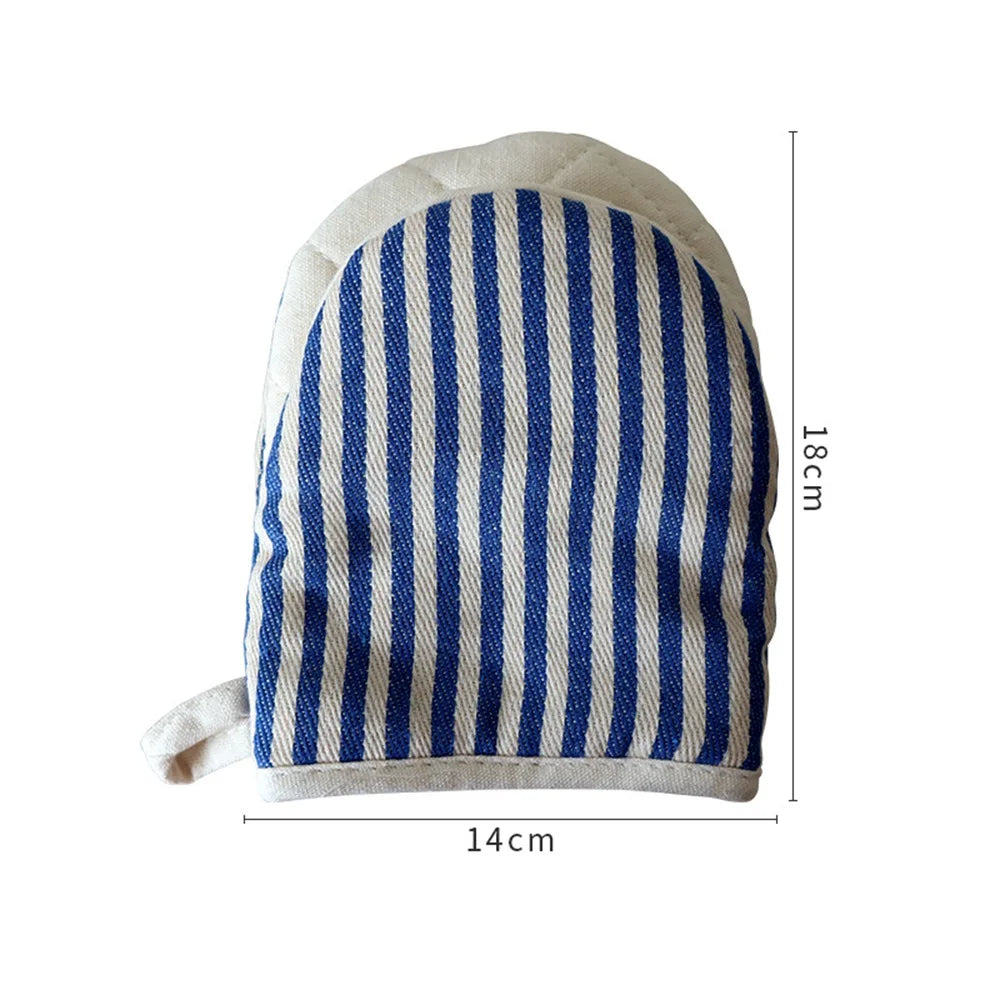 Household Insulated Gloves Microwave Anti-scald Gloves Thicken Striped Baking High Temperature Resistant Gloves Kitchen Tools