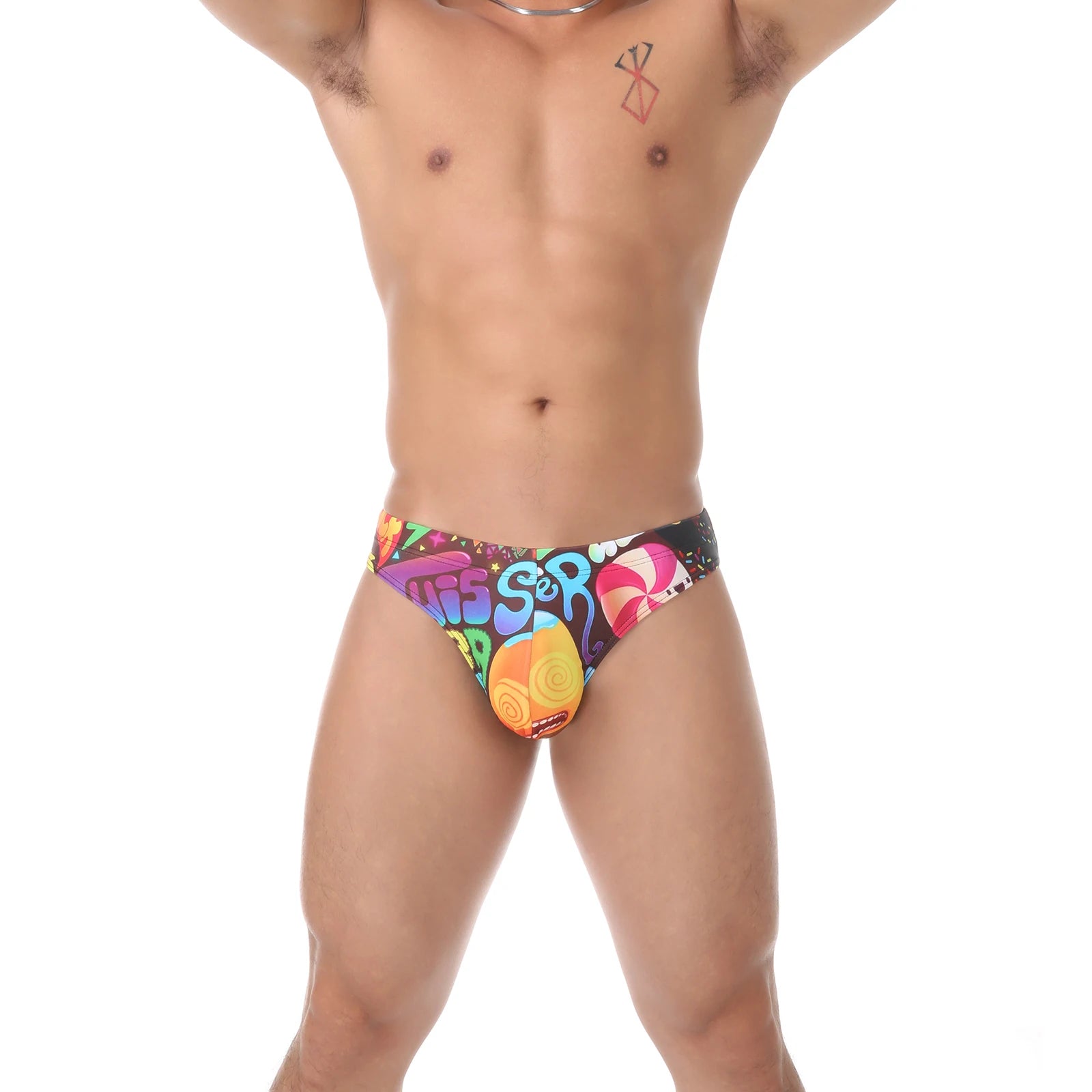 Men Swimming Trunks Sexy Low-waisted Briefs Bikini Summer Sport Beach Shorts Swimsuit Swimwear Bathing Suit Surfing Swim Briefs