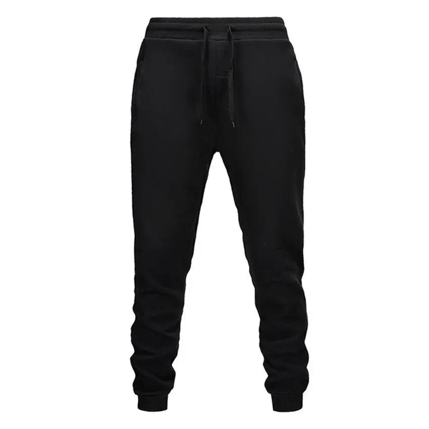 The latest trend in men's and women's sports pants is gothic streetwear, sporty and casual, fleece warm pants, and clothing