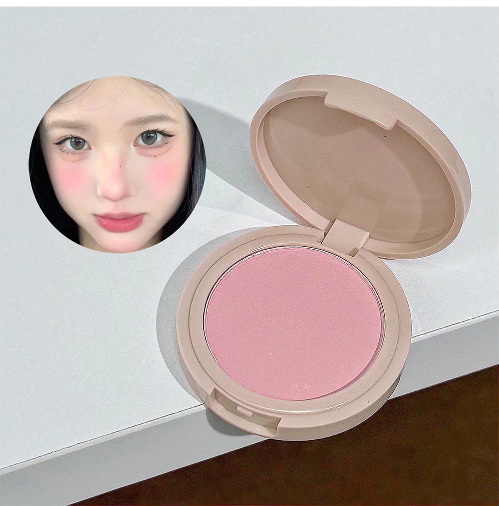 QIBEST Face Makeup Set 4pc Double End Lip Glaze, Pressed Powder,Blush,Eyeshadow, Eyebrow Pen,Eyeliner,Lip Oil Gift Cosmetics