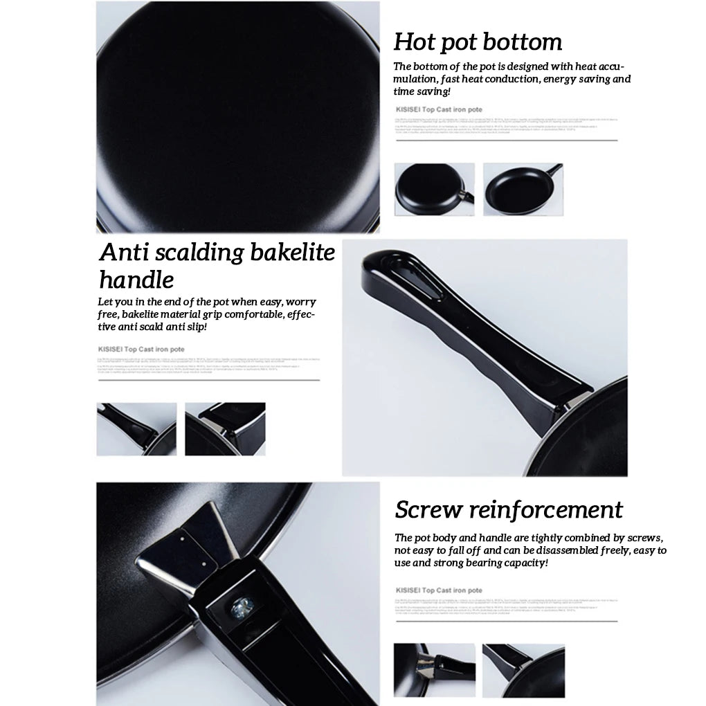 Pan Frying Egg Skillet Pot Mini Cooking Omelette Pans Nonstick Non Iron Stick Saucepan Fry Omelet Cast Pancake Pots 20/25/30CM