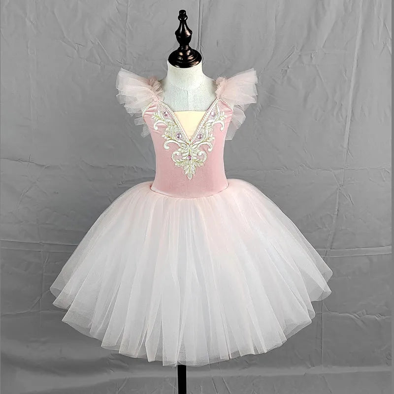 Children's ballet skirt girls dance skirt children's program collective performance costumes dance performance costumes