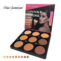 9 Color Powder Contour Palette, Matte Contouring Makeup Kit, Professional Facial Beauty Cosmetic Makeup
