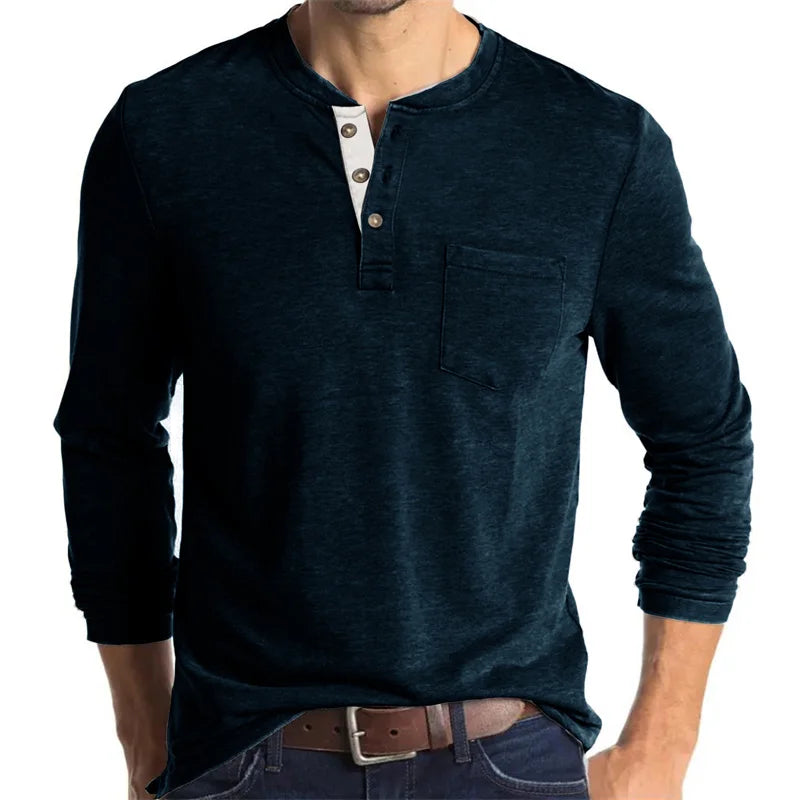 Men Fashion Casual T-Shirts Long Sleeve Tops For Man Soild O Neck Shirts Elastic Gym T Shirt Soccer Tees Streetwear Man Clothing