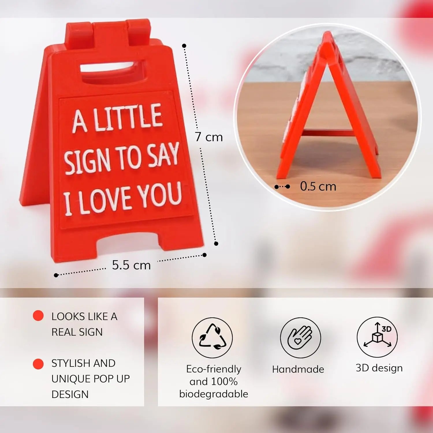 Valentines Day Gifts Romantic I Love You Sign Fun Boyfriend Valentine Day Gift Cute Birthday, Wedding Gift for Girlfriend, Wife