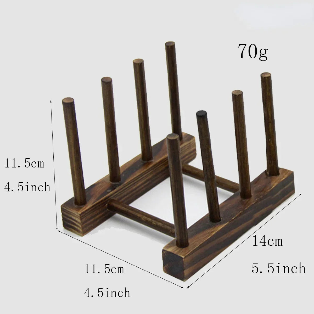 Dish Drainer Plate Rack Bamboo Shelf Cups Display Stand Drainer Holder Pan Cover Drying Organizer Kitchen Accessory