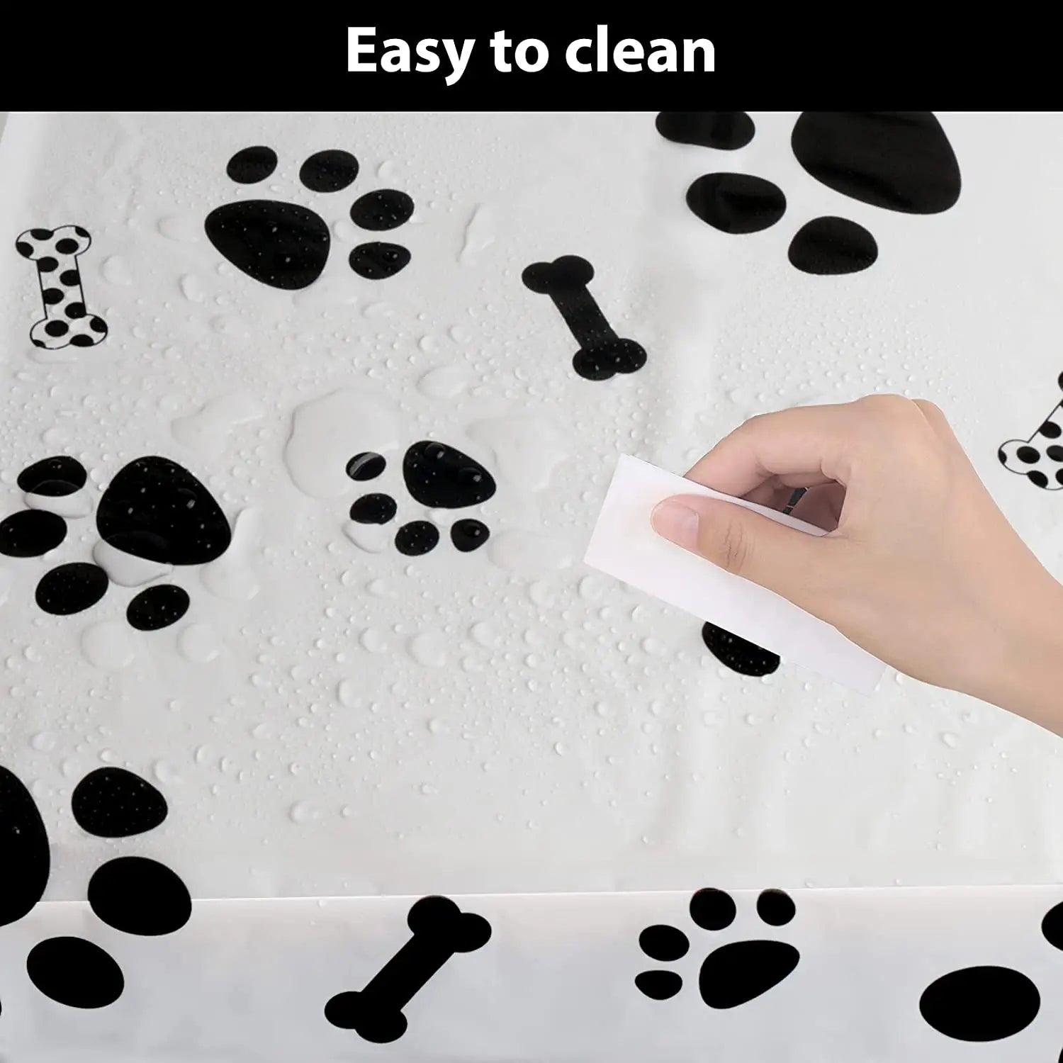 Puppy Themed Birthday Party Decorations Plastic Table Cover for Arts Dog and Cat Paw Party Supplies Disposable Tablecloth