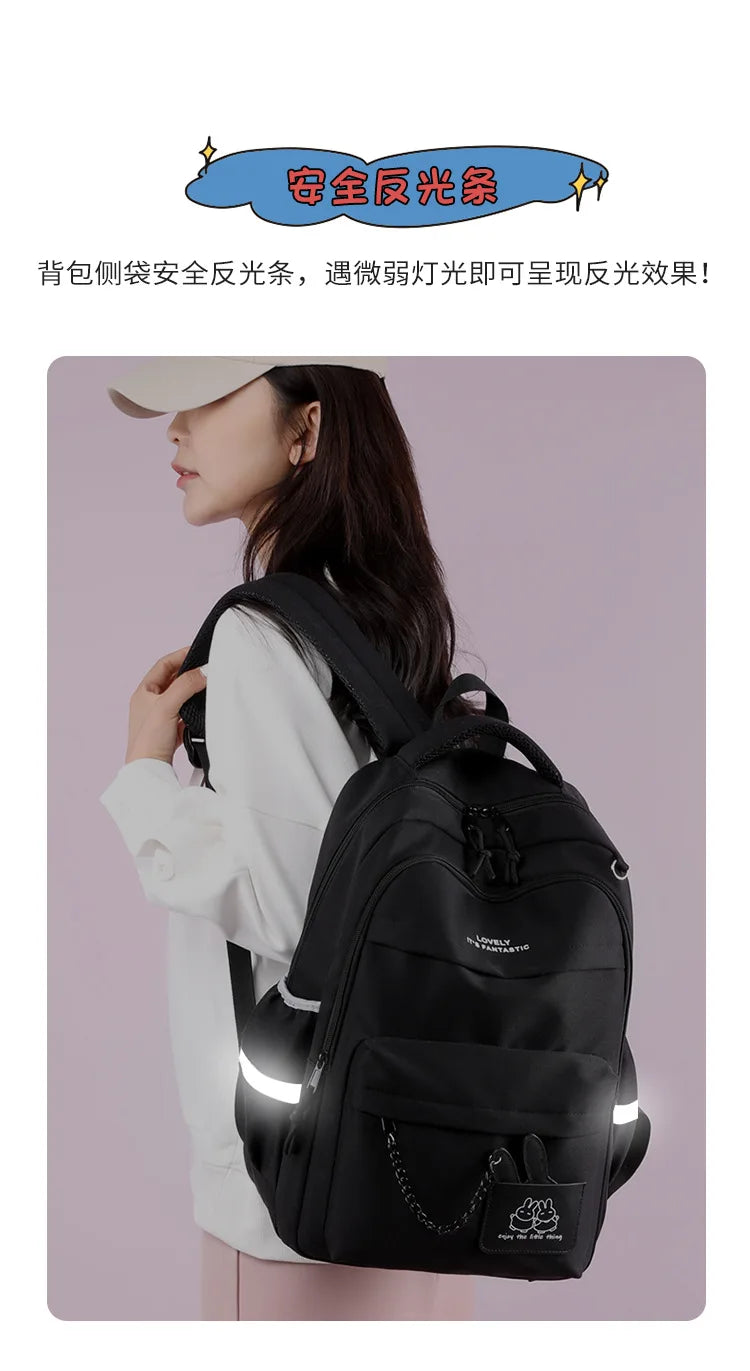 Fengdong kids school bag cute school backpack for girls children kawaii bookbag primary students gift large capacity backpack