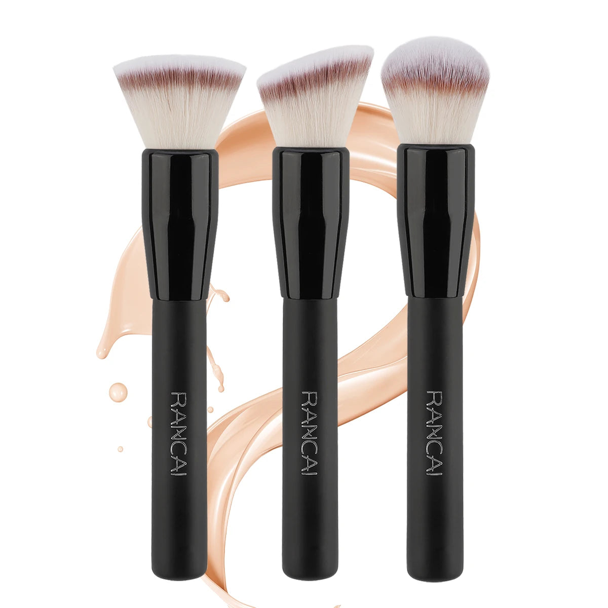 Foundation Brush Soft Dense Full Coverage Buffing Blending Contouring Complexion Base Corrector Primer Makeup Brush