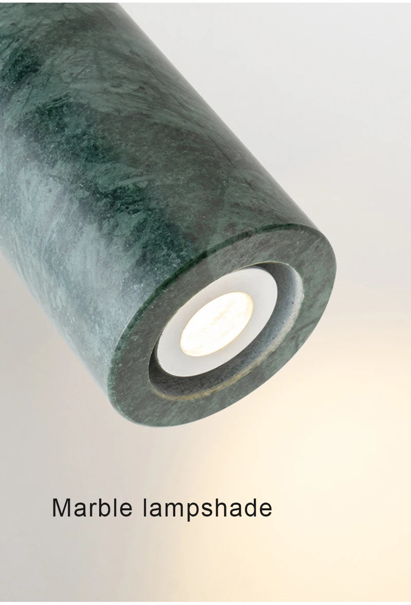 Marble Led Art Pendant Light Modern Nordic Light Luxury Pendant Lamp Indoor Lighting Home Decor For Living Room Bedroom Hotel
