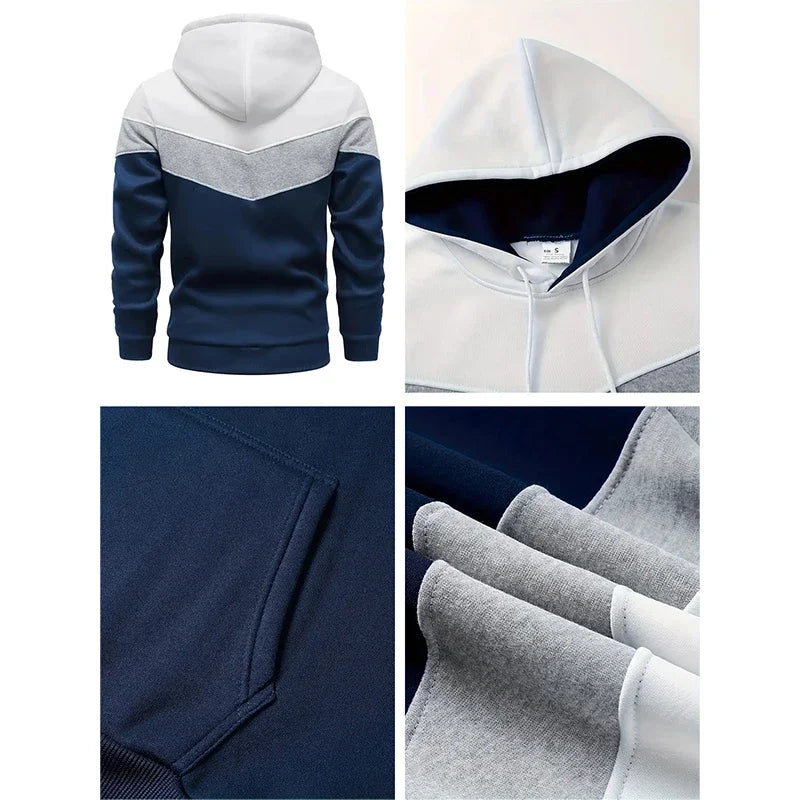 Men's Clothing Casual Sweatshirt Suit Sweatshirts for Men Daily Tricolor Hoodies Hot High Quality 2025 Sports Tracksuit Jogging