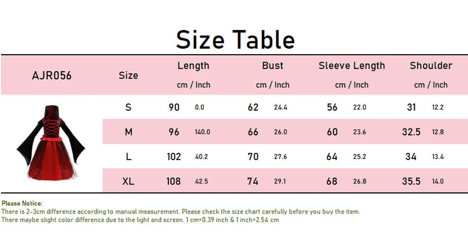 Halloween children Costumes Girls Princess Dresses Ghost Clothes Horror Vampire Cloak Performance Costumes Carnival Outfit