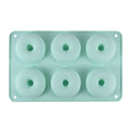 6 Hole Silicone Donut Mold Cake Mold Non Stick Bagel Pan Pastry Chocolate Muffins Donuts Heat Resistant Kitchen Accessories Tool
