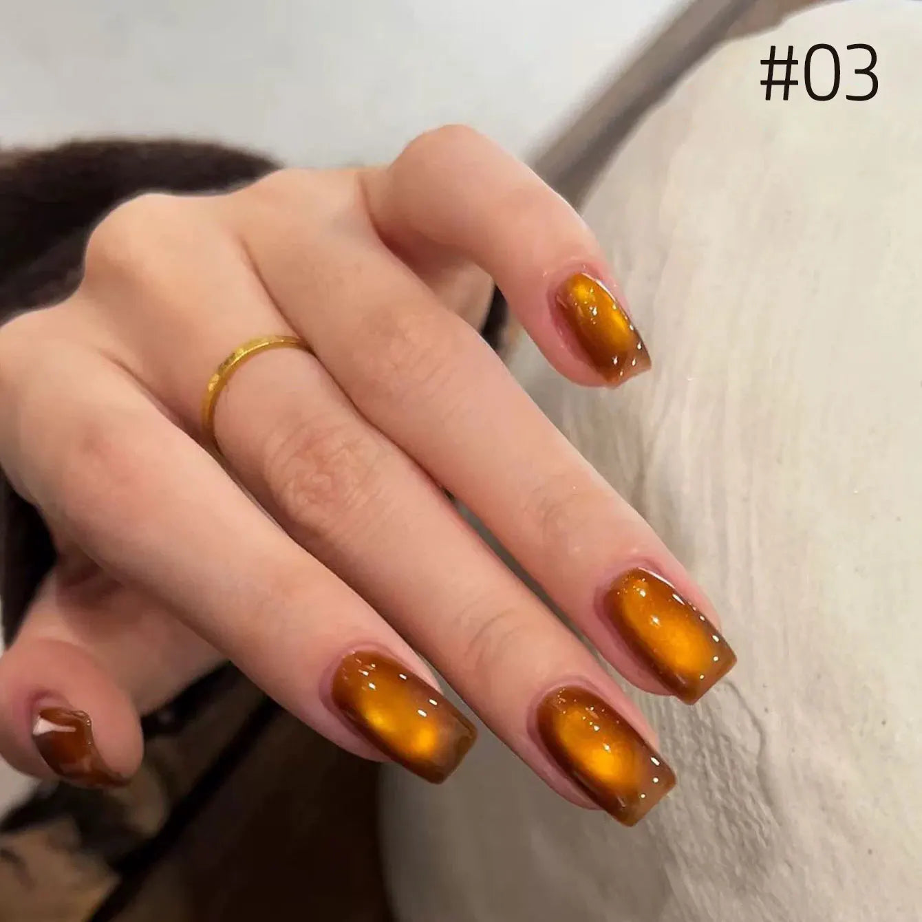 10ML 1-10PCS Sunrise Cat Eye Nail Glue Popular Winter Red Colors Silk Glass Bead Chasing Light Magnet Cat Eye Nail Polish Gel