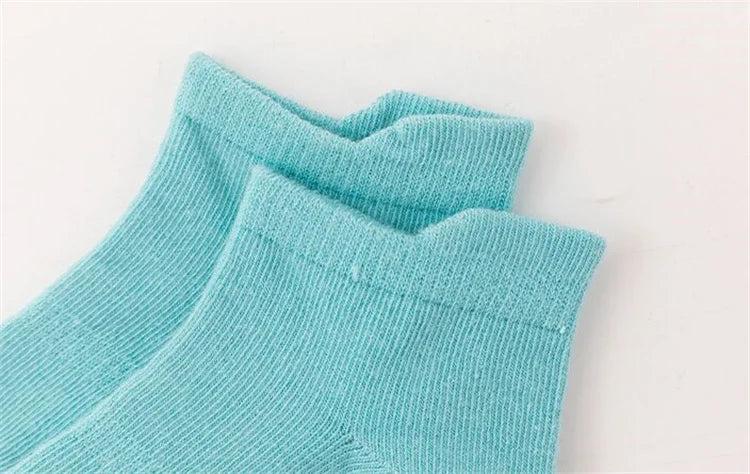 6Pairs/set Children's Socks For Boys Girls Casual Sport Kids Floor Boat Boy Girl Solid Baby Toddler Sock Anti-slip Spring Autumn