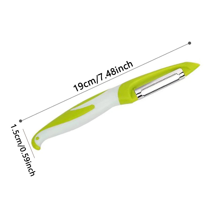 Vegetable and fruit peeler, suitable for kitchen, fruit, vegetable and potato peeler, ergonomic non-slip handle and sharp blade.