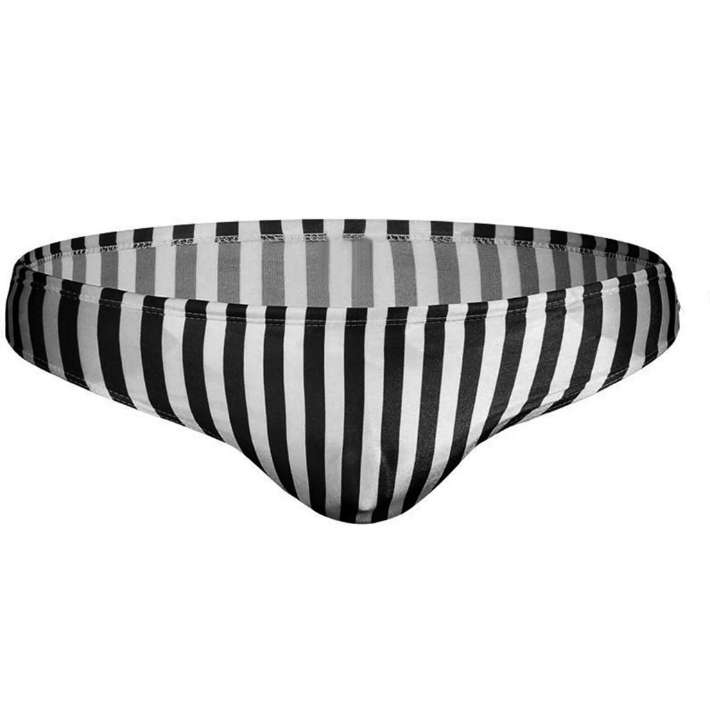 Men's Swim Trunks Sexy Striped swimming trunks Sexy Beach mens bikini underwear Hot Spring Pool Swim Trunks Male swimming briefs