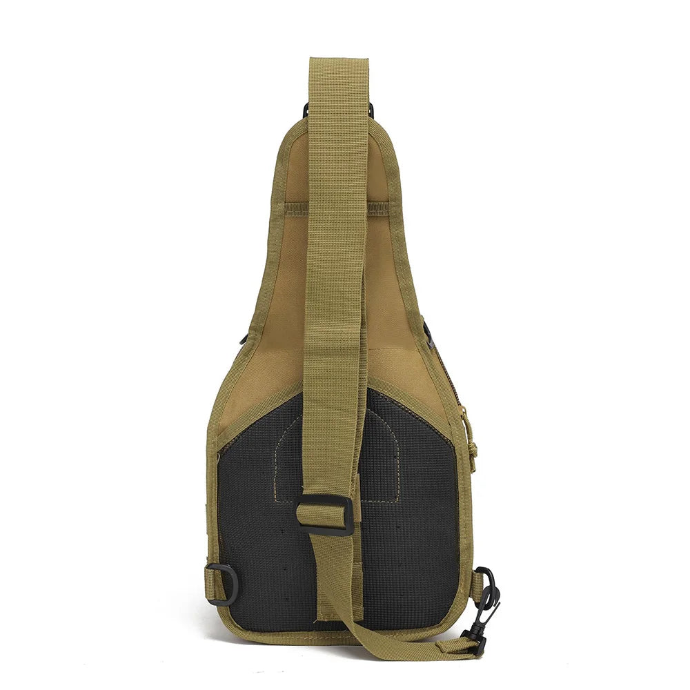 Men Cross body Sling Backpack Shoulder Chest Bag Travel Outdoor Sports Climb Tactical Military Nylon Male Side Messenger Bag