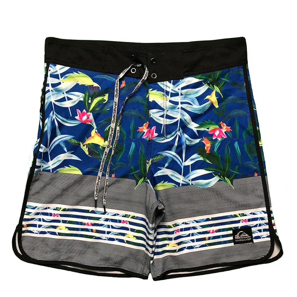 Print men's swimming trunks beach board shorts holiday gym casual shorts sports surf shorts outdoor sports pants Workout pants