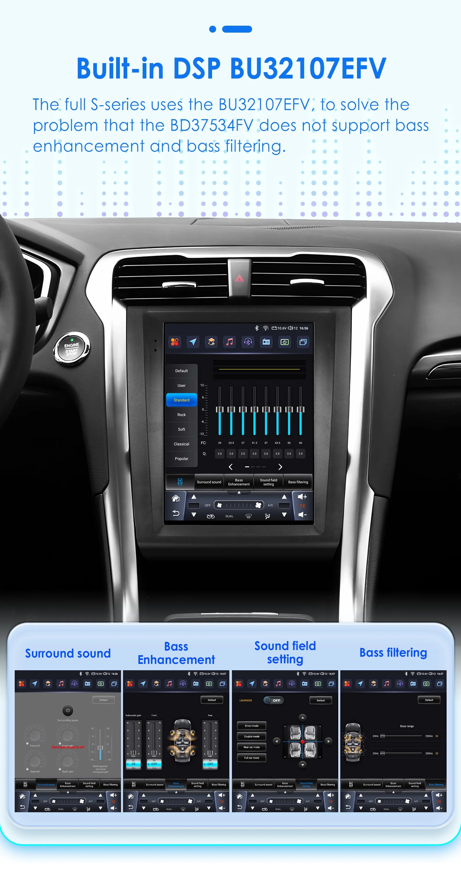 9.7"Carplay Android Auto Car radio for Ford Fusion Mondeo mk5 2013-2019 multimedia car intelligent systems GPS navi Screen Audio
